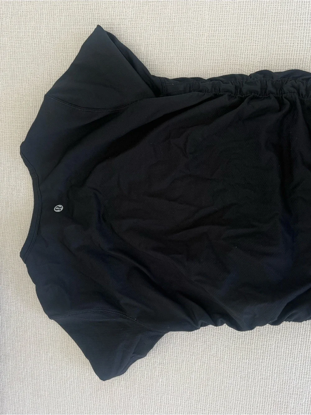 lululemon athletica Black Short Sleeve Athletic Top